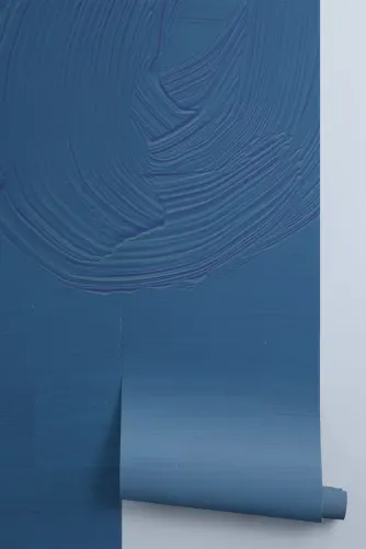 Carta Da Parati A Effetto Cielo Blu Pitturato - Hovia