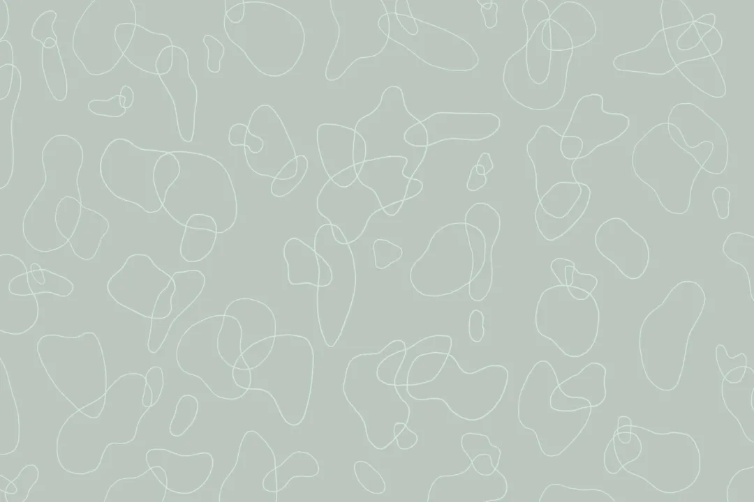 Green Doodle Background Abstract Wallpaper Mural