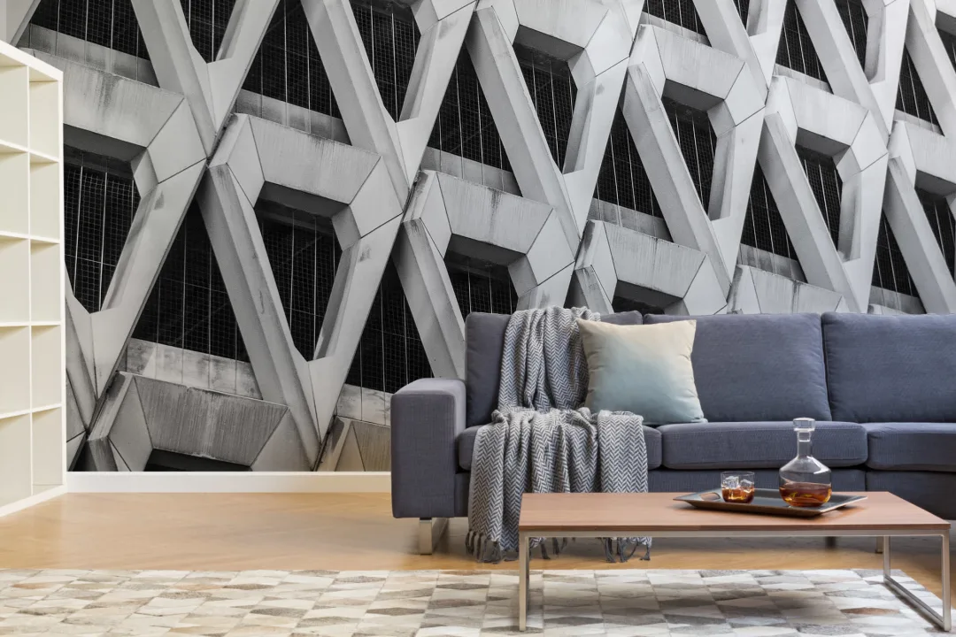 Brutalist Welbeck Street Wallpaper Mural