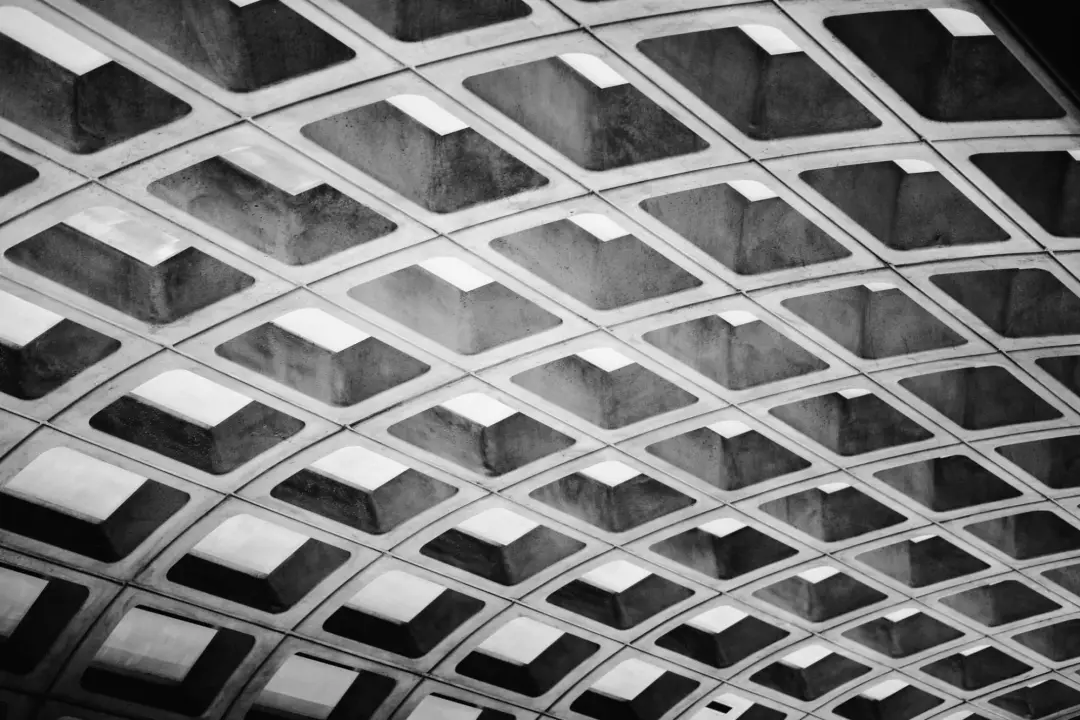 Brutalist stație de metrou DC Wallpaper Mural