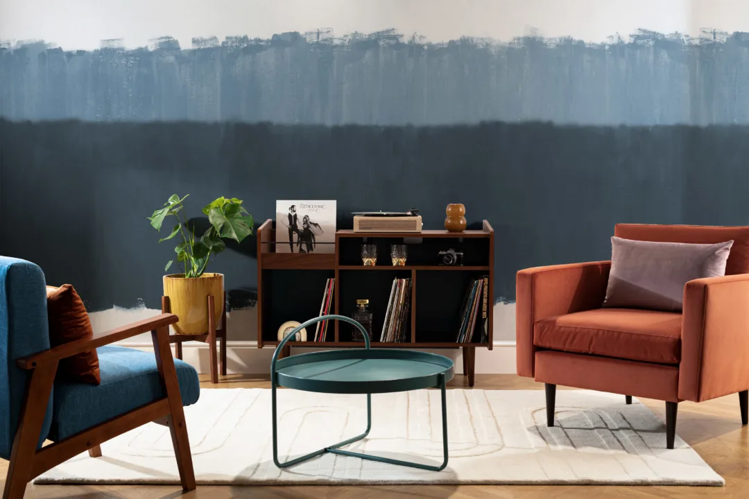 Altitude Blue Wallpaper Mural