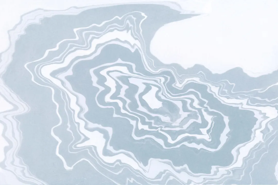 Blue Japanese Marbled Art Suminagashi Wallpaper Mural