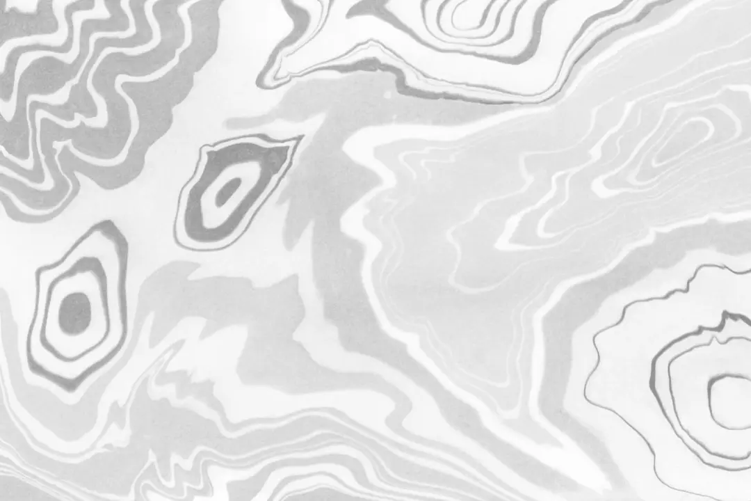 Grey Japanese Abstract Art Suminagashi Wallpaper Mural