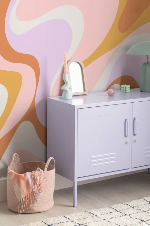 Groovy Colorful 70s Wallpaper Mural