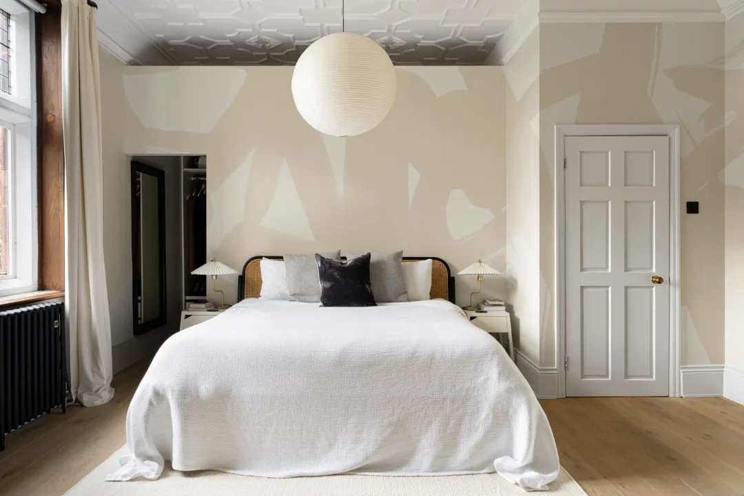 Beige Japanese Calligraphy Wallpaper Mural