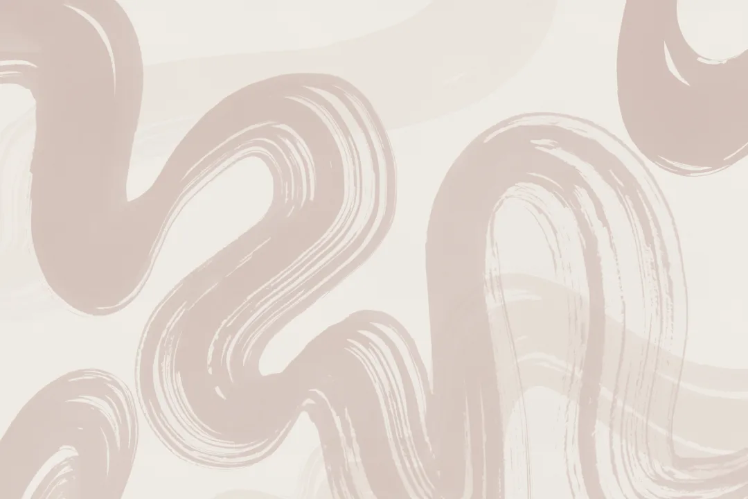 Pink Abstract Swirl Brush Strokes Mural