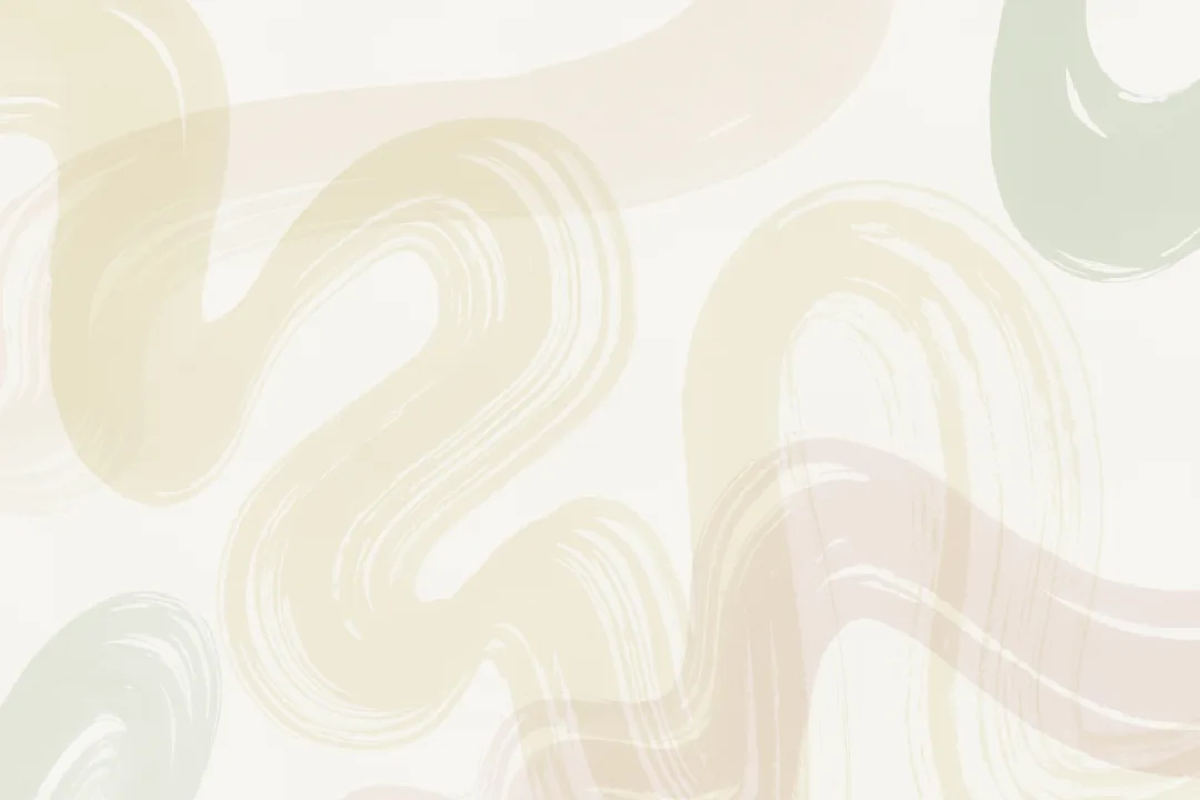 Pastel Abstract Swirl Brush Strokes Mural