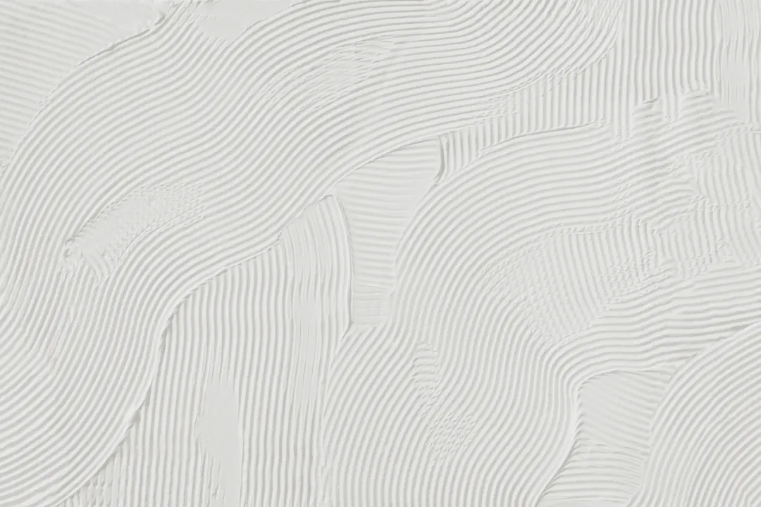 Beige skulpterad abstrakt överlappande linjer mural-tapeter