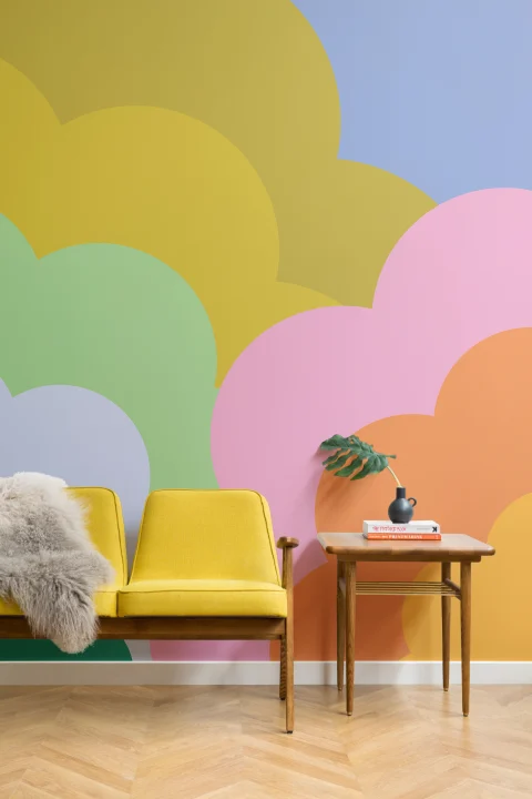 Elizabeth Olwen Happy Skies Bold Mural