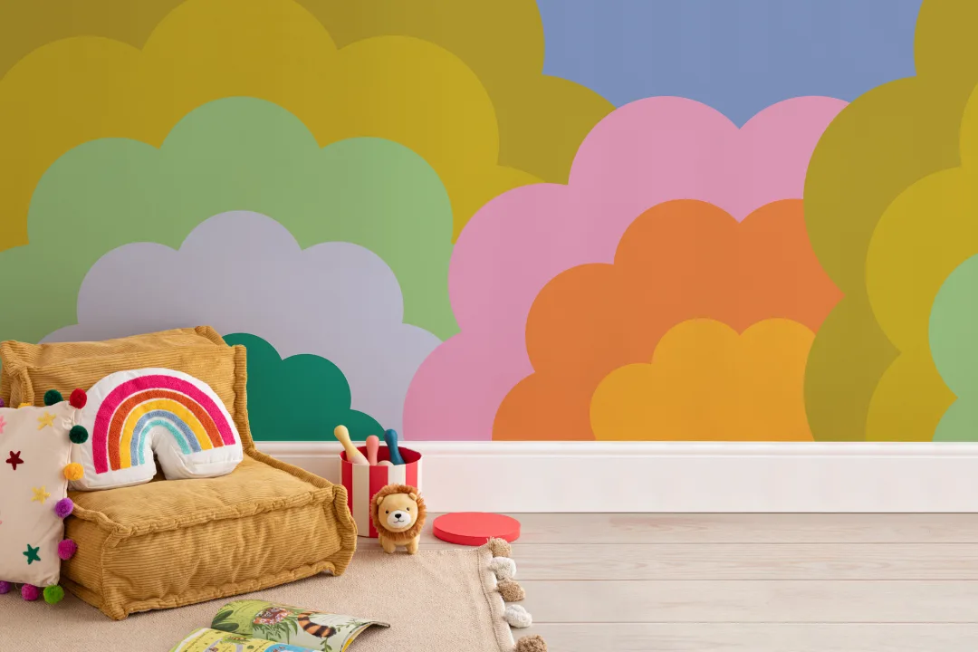 Elizabeth Olwen Happy Skies Bold Mural