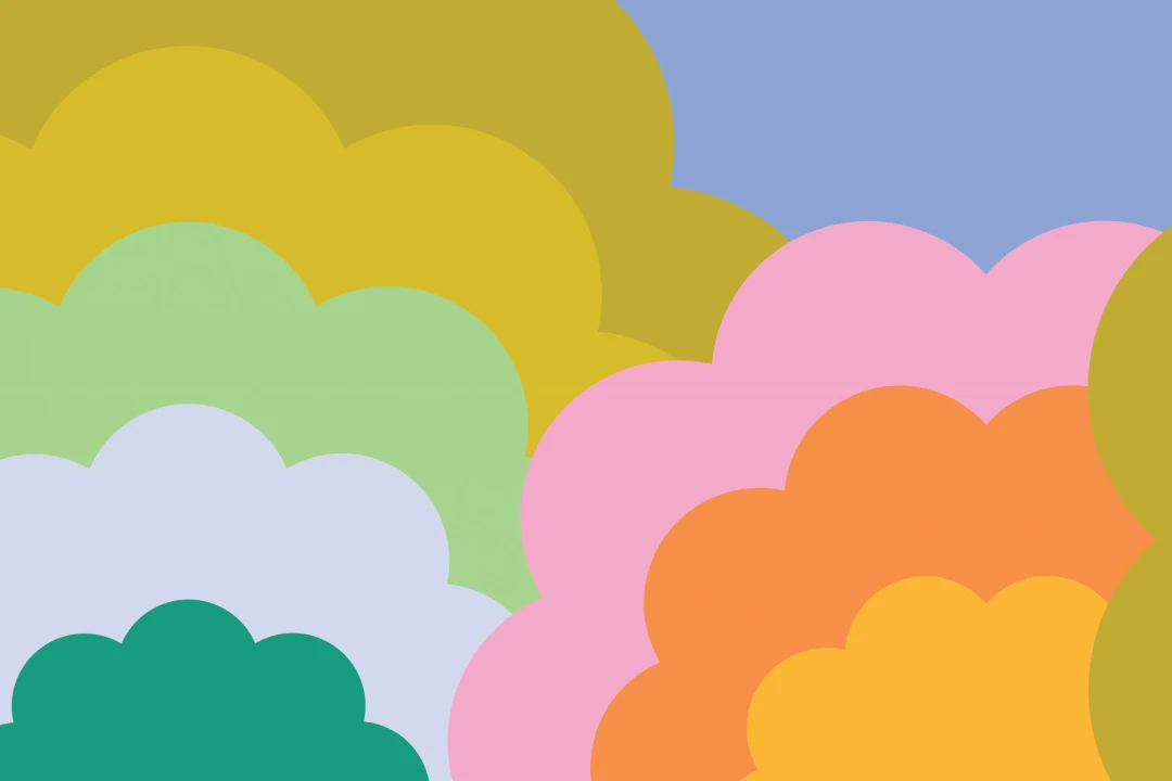 Elizabeth Olwen Happy Skies Bold Mural