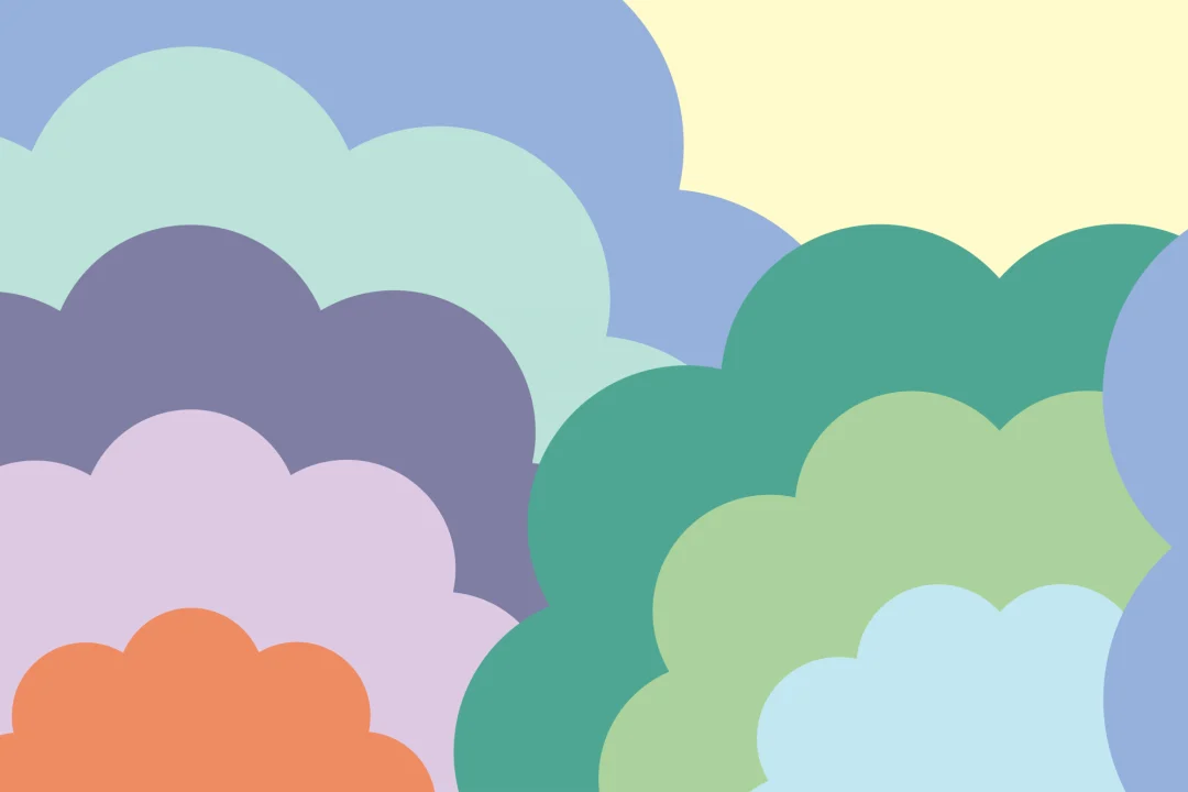 Elizabeth Olwen Happy Skies Multi Mural