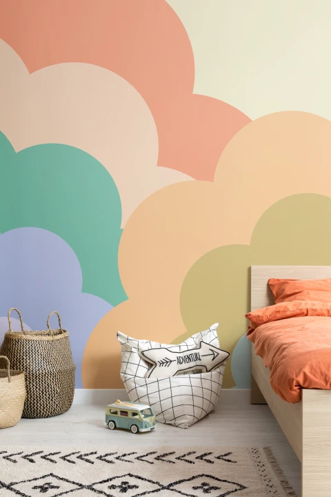 Elizabeth Olwen Happy Skies Pastel Mural