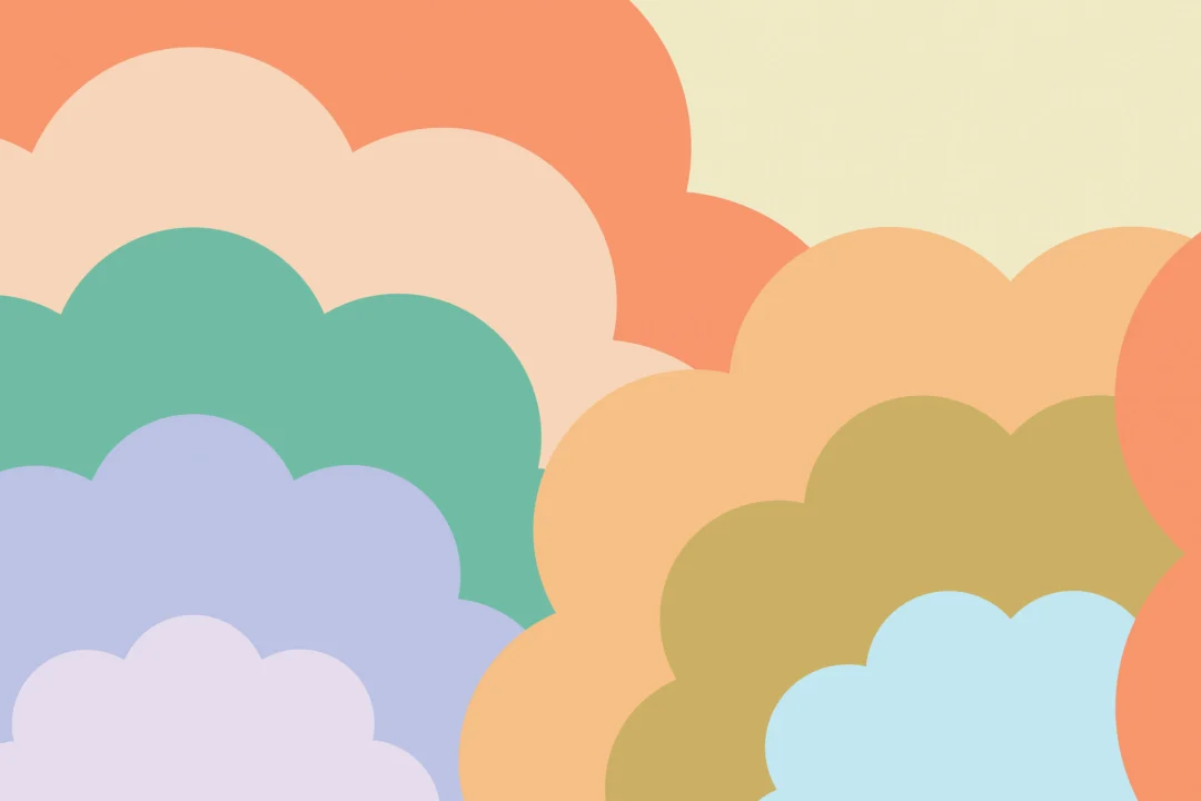 Elizabeth Olwen Happy Skies Pastel Mural