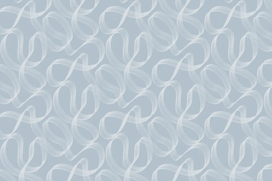 Blue 3D Effect Pattern Wall Mural