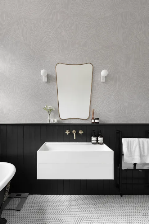 Gri Minimalist ciuperci de perete Mural