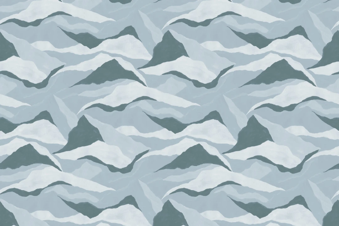 Blue Abstract Glacier Wallpaper