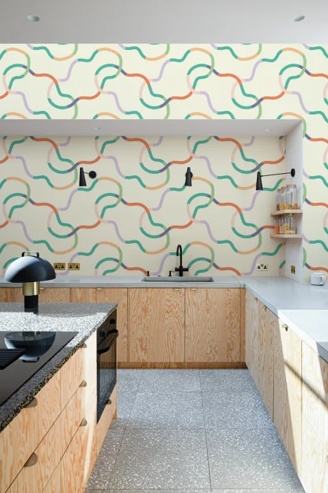 Elizabeth Olwen Chromaloop Pastel Mural