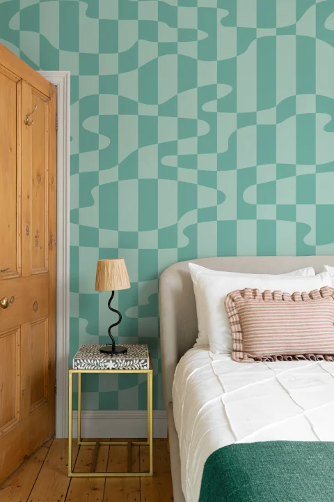 Elizabeth Olwen Stripescape albastru murale