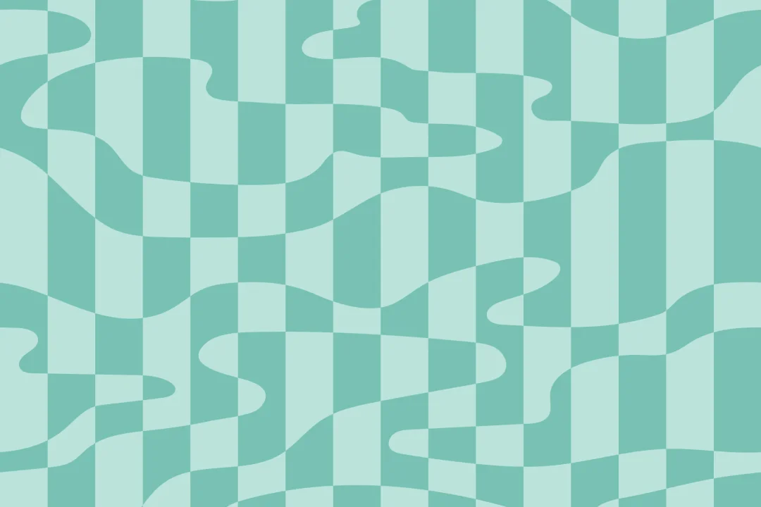 Elizabeth Olwen Stripescape Blue Mural