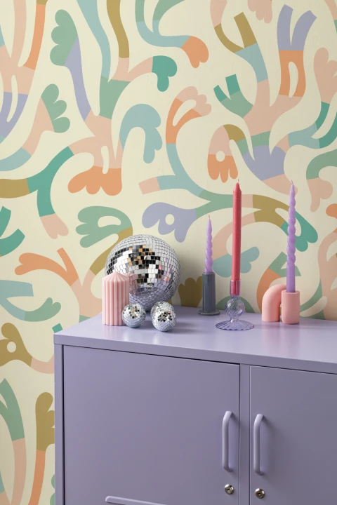 Elizabeth Olwen Flowstate Pastel murale