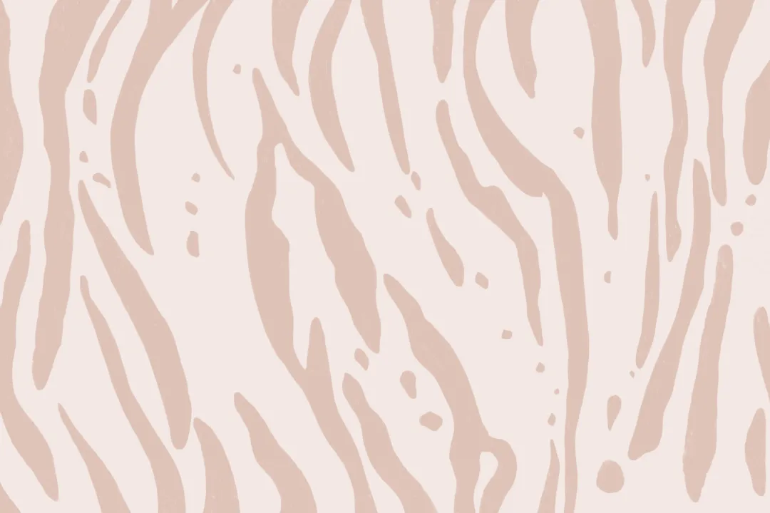 Pink Tiger Print Wallpaper Mural