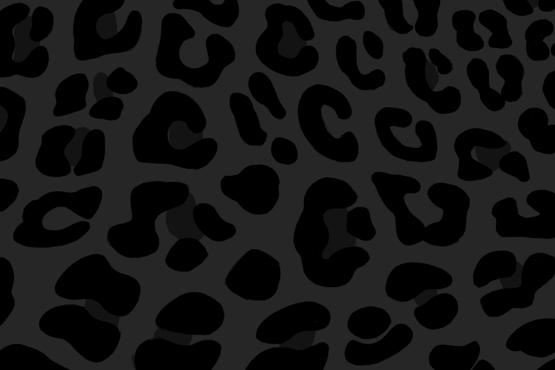 Black Leopard Print Wallpaper Mural