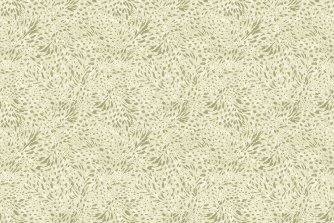 Groene abstracte natuurmuurschildering met patroon voor moderne ruimtes
