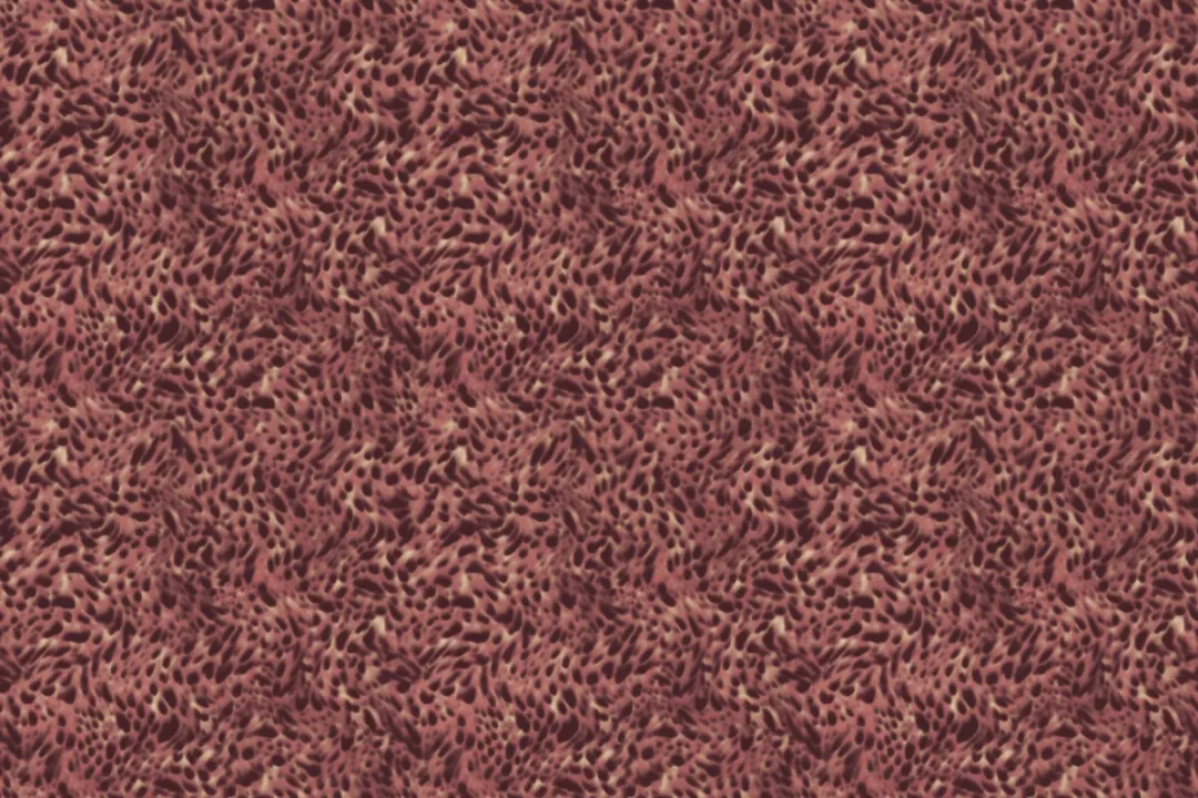 Roze dierenprint patroon eigentijdse muurschildering