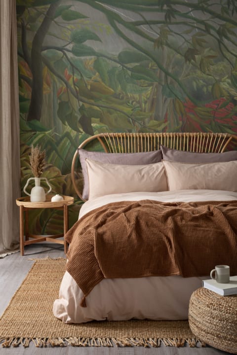 Tigru într-o furtună tropicală de Rousseau Wallpaper Mural
