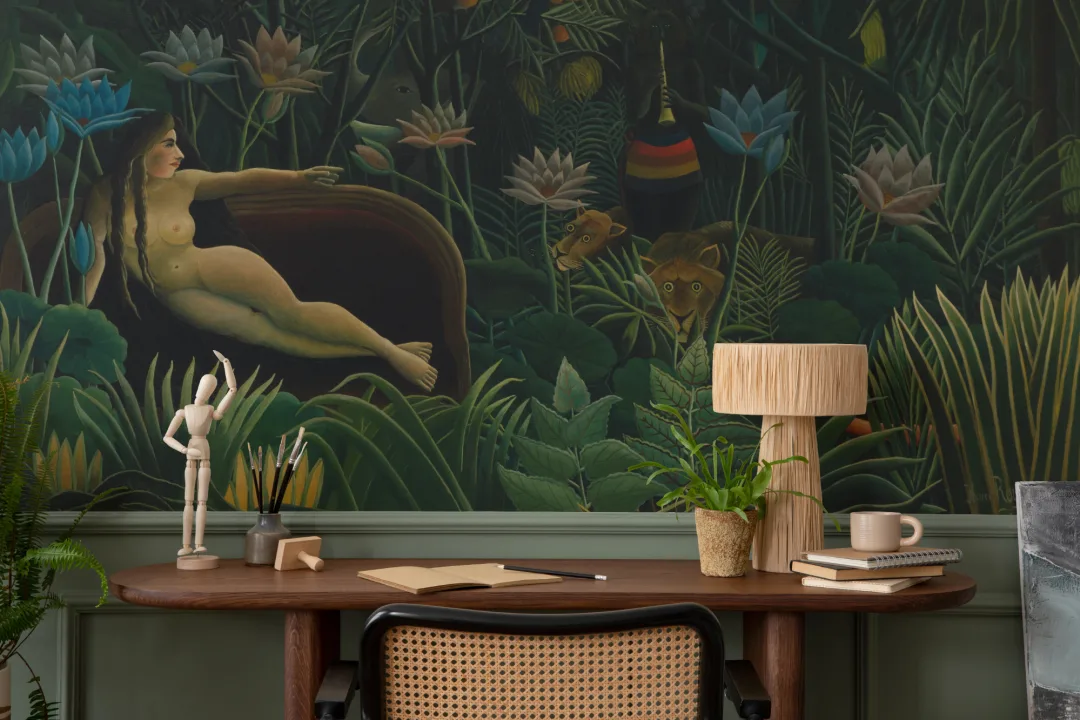 Mural Papel Pintado El Sueño de Henri Rousseau
