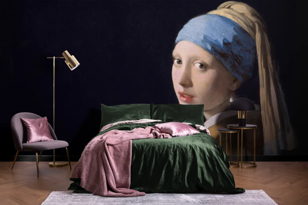 Papier Peint Panoramique La Jeune Fille à la Perle de Vermeer