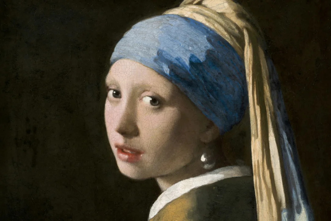 Papier Peint Panoramique La Jeune Fille à la Perle de Vermeer