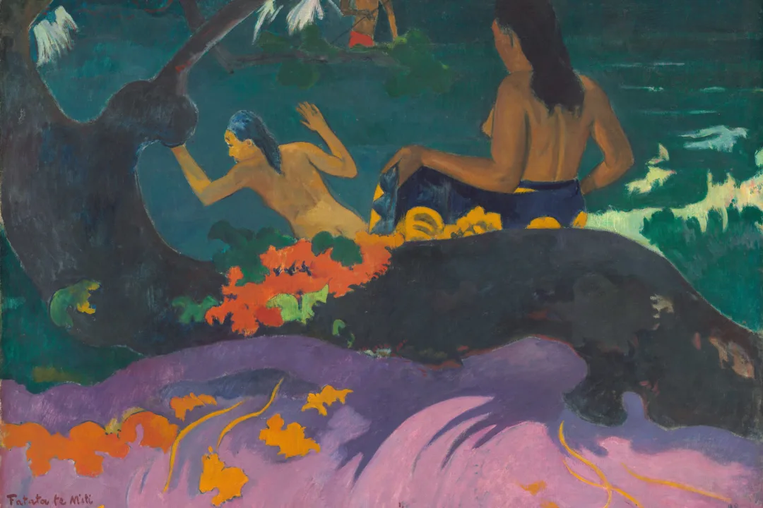 By The Sea by Gauguin Wallpaper Mural