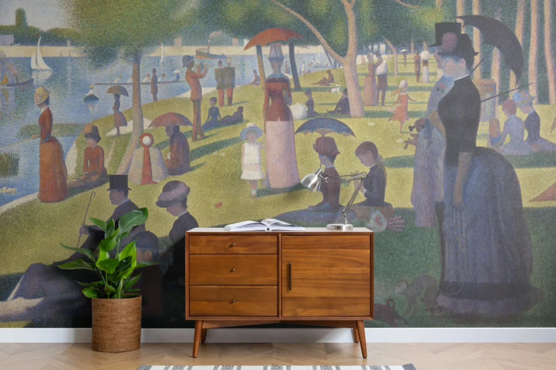 Mural Papel Pintado Un Domingo por la Tarde en la Isla de La Grande Jatte