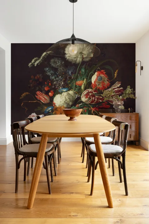 Papier Peint Panoramique Vase de Fleurs par Jan Davidsz de Heem
