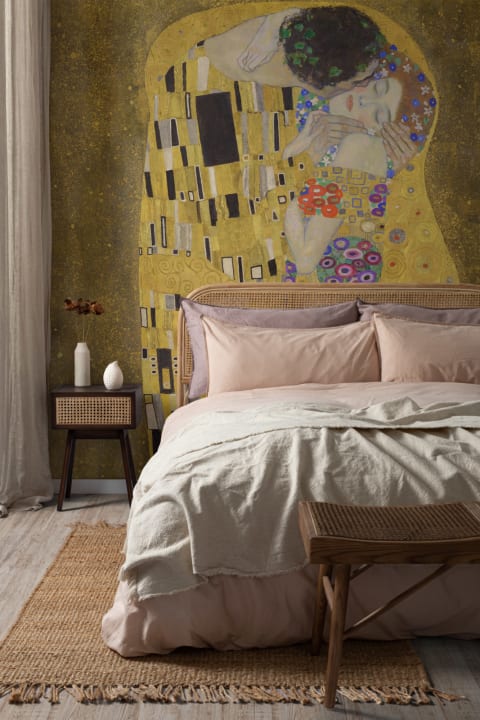 Gustav Klimt the Kiss Wallpaper Mural