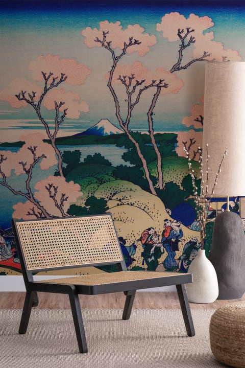 Japanese Cherry Blossom Tree Sakura Wallpaper Mural