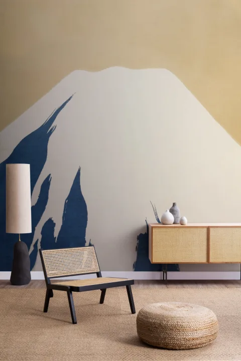 Peak of Mount Fuji by Kamisaka Sekka Japan Wallpaper Mural