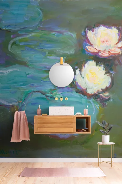 Mural Papel Pintado Cuadro con los Nenúfares de Monet