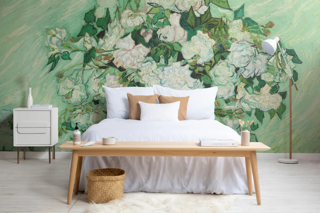 Roses by Vincent Van Gogh Wall Mural