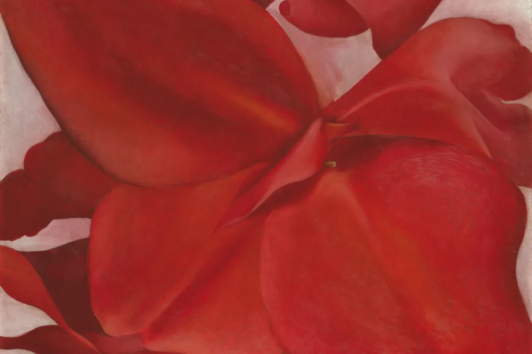 Georgia O Keeffe Red Cannas Wall Mural