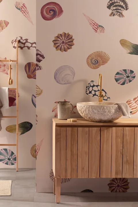 Colorful Seashell Wallpaper Mural