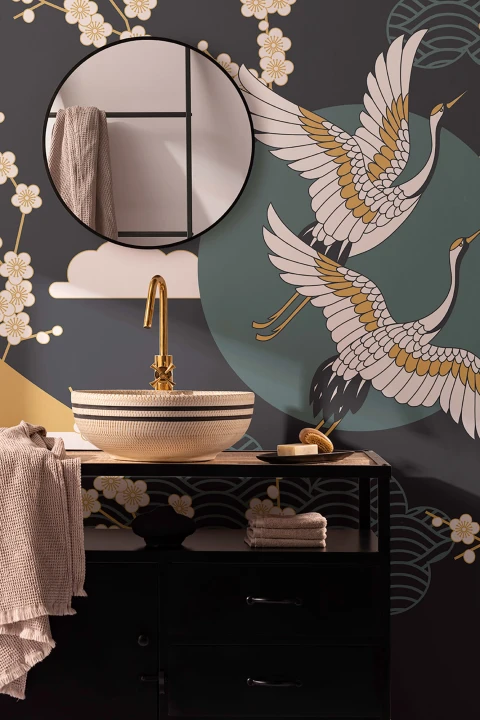 Mural Papel Pintado Cielo Oscuro Oriental