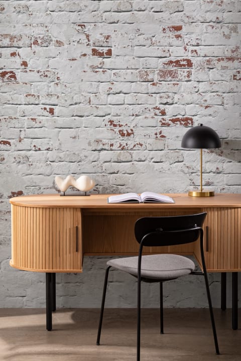 White Warehouse Brick Wallpaper Mural