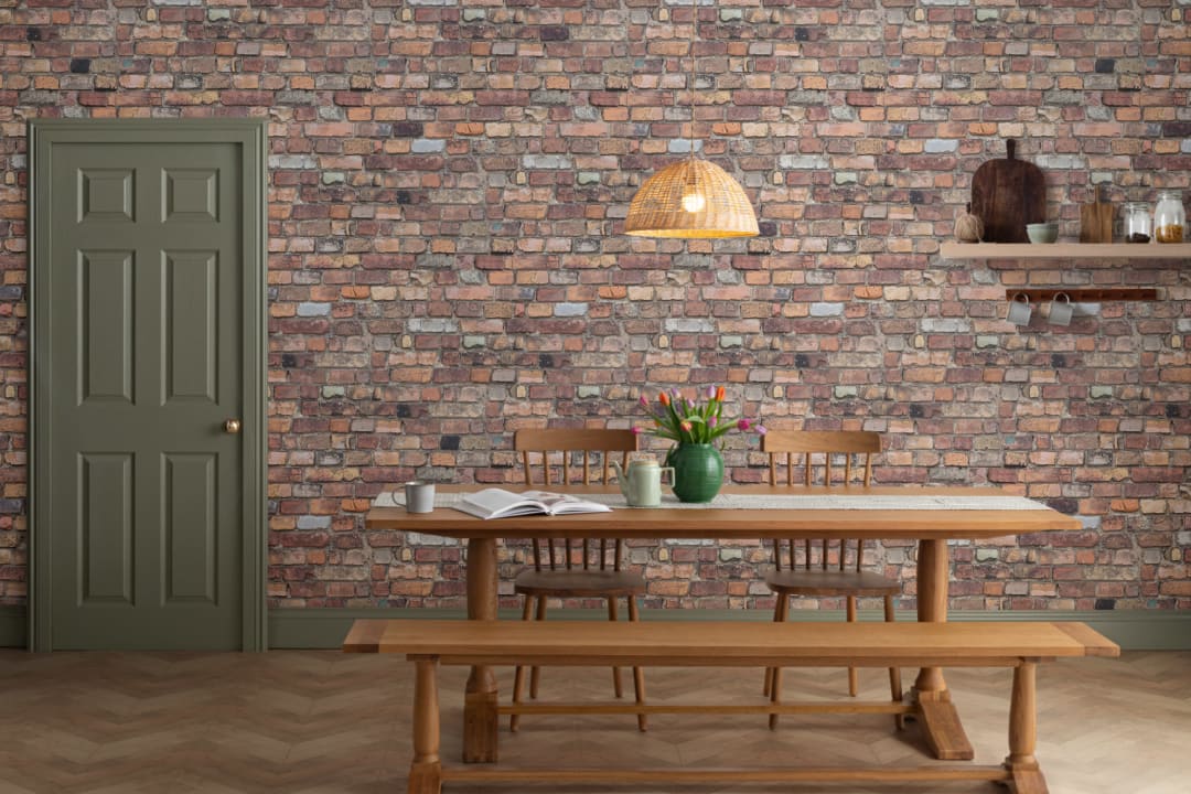 Exposed Brick Wallpaper Mural
