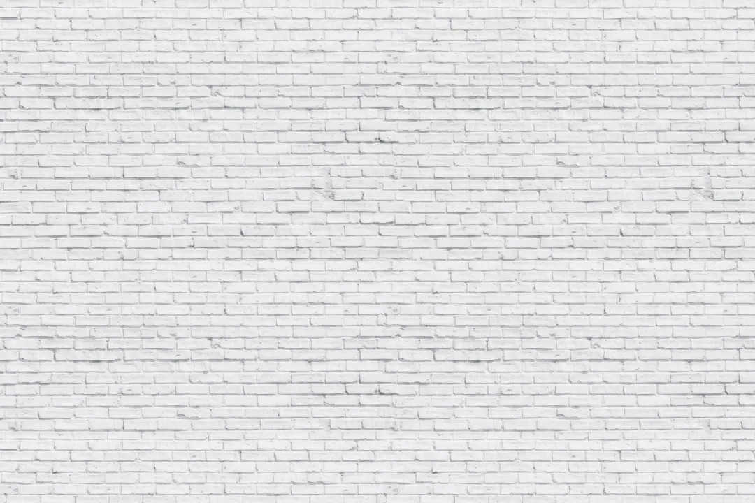 Clean White Brick Wallpaper Mural