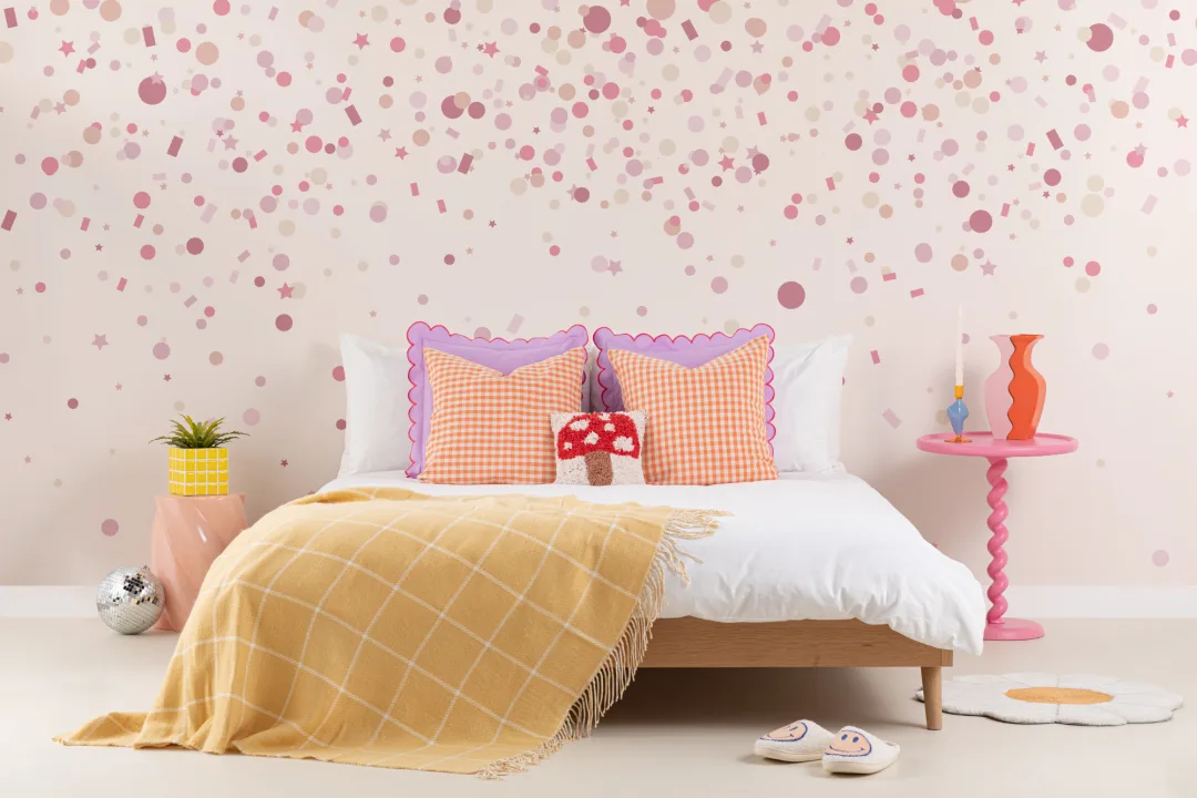 Roz Confetti Sprinkles Wallpaper Mural