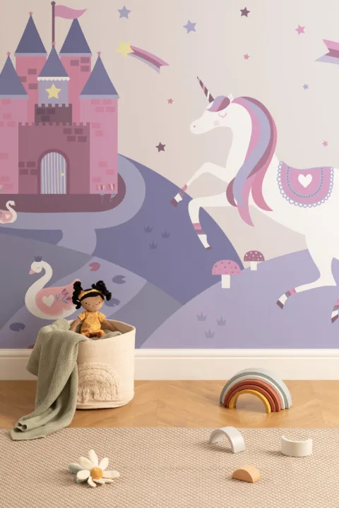 Fototapete Märchen Einhorn