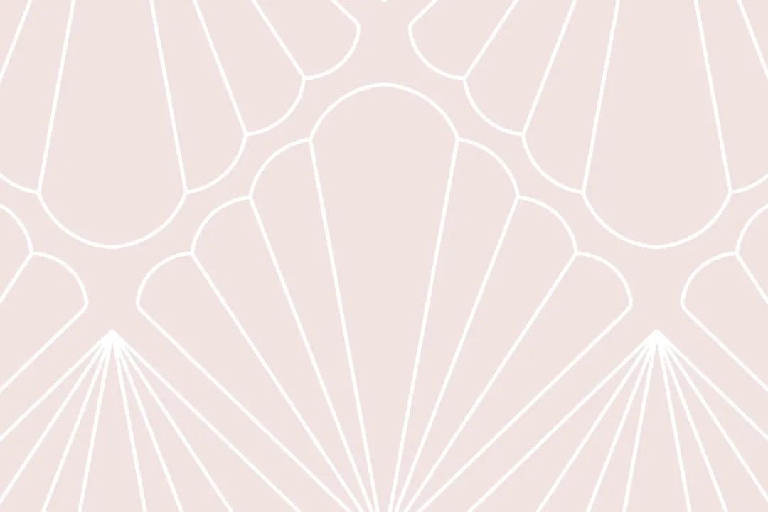 Pink Seashell Mermaid Theme Repeat Pattern Wallpaper